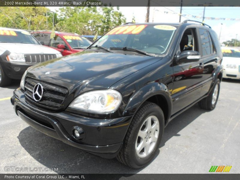 Black / Charcoal 2002 Mercedes-Benz ML 320 4Matic