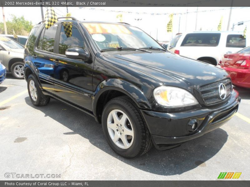 Black / Charcoal 2002 Mercedes-Benz ML 320 4Matic