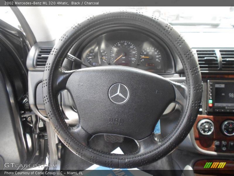 Black / Charcoal 2002 Mercedes-Benz ML 320 4Matic