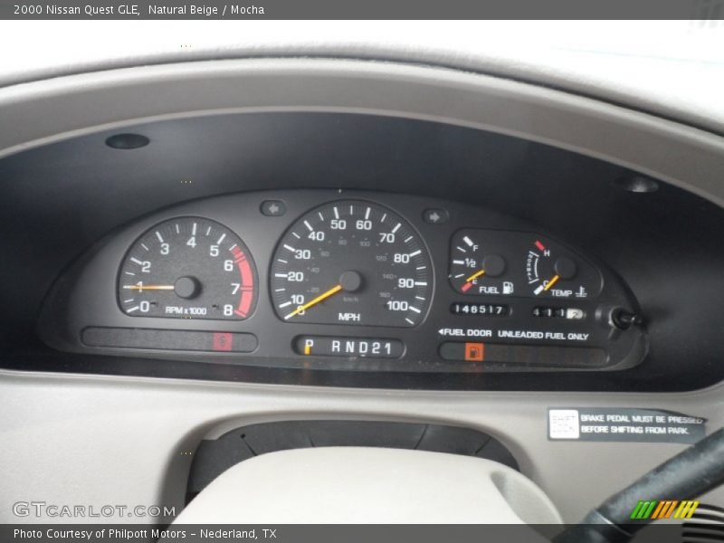 Natural Beige / Mocha 2000 Nissan Quest GLE