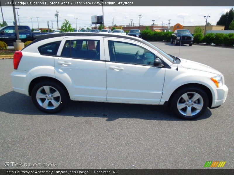 Stone White / Dark Slate Gray/Medium Graystone 2010 Dodge Caliber SXT