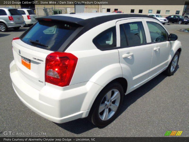 Stone White / Dark Slate Gray/Medium Graystone 2010 Dodge Caliber SXT