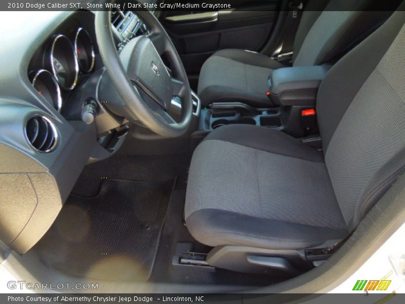 Stone White / Dark Slate Gray/Medium Graystone 2010 Dodge Caliber SXT