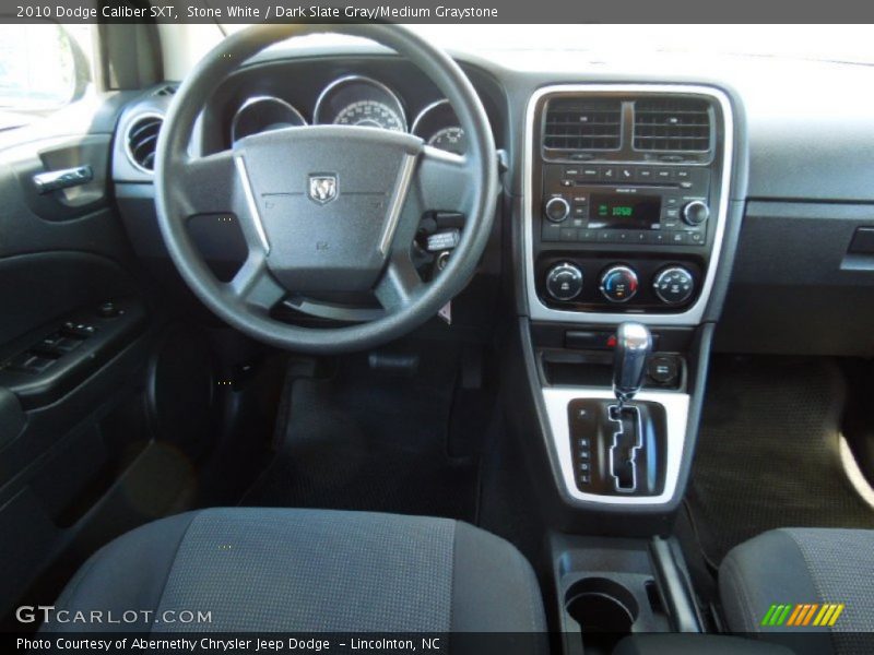 Stone White / Dark Slate Gray/Medium Graystone 2010 Dodge Caliber SXT