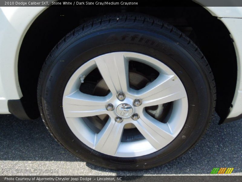 Stone White / Dark Slate Gray/Medium Graystone 2010 Dodge Caliber SXT