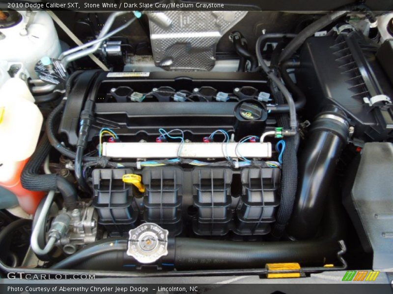 Stone White / Dark Slate Gray/Medium Graystone 2010 Dodge Caliber SXT