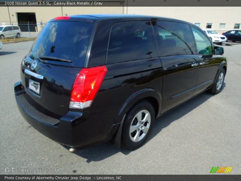 Galaxy Black Metallic / Gray 2008 Nissan Quest 3.5 SL