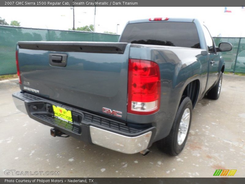 Stealth Gray Metallic / Dark Titanium 2007 GMC Sierra 1500 Regular Cab