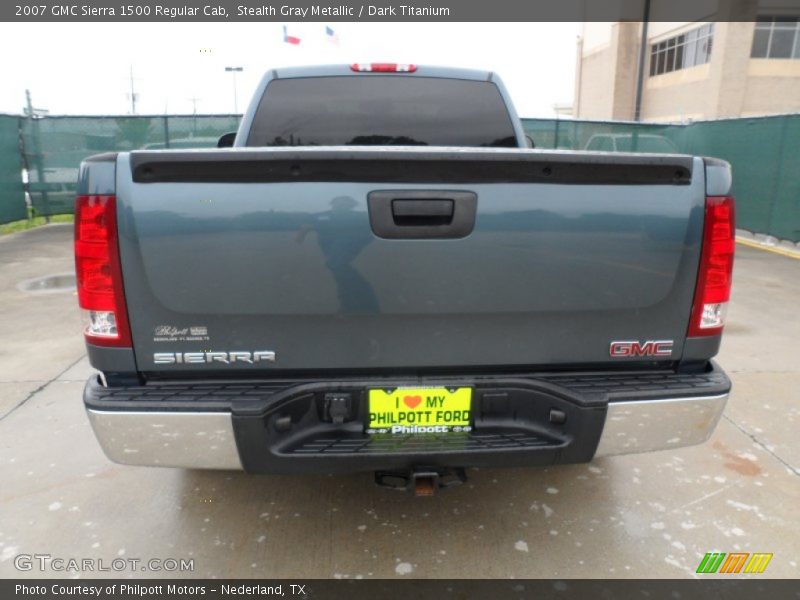 Stealth Gray Metallic / Dark Titanium 2007 GMC Sierra 1500 Regular Cab