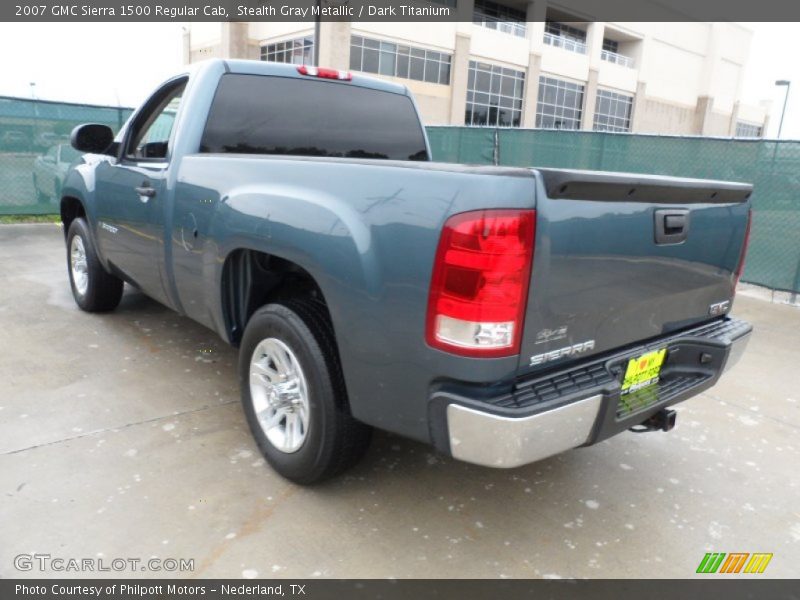 Stealth Gray Metallic / Dark Titanium 2007 GMC Sierra 1500 Regular Cab