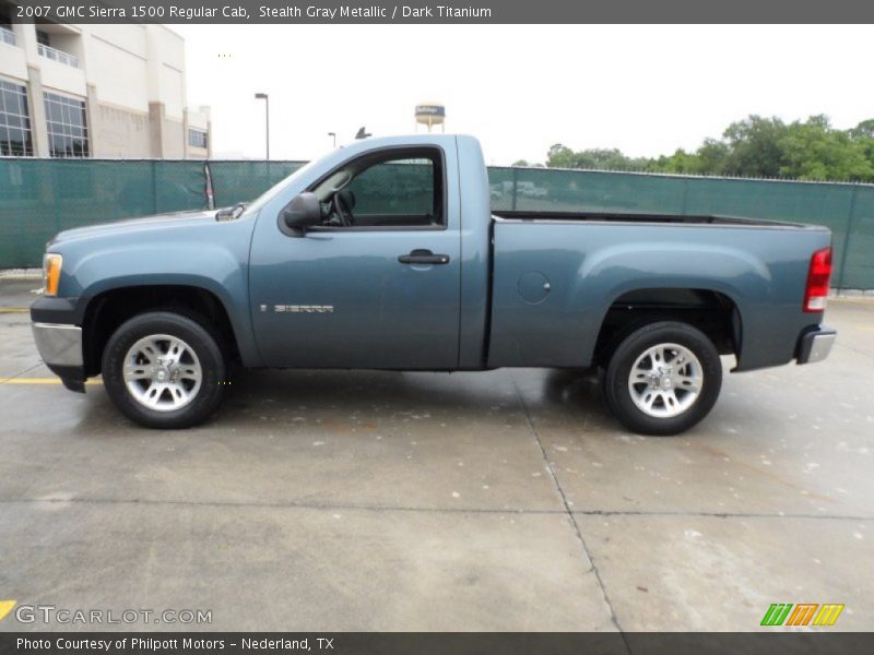Stealth Gray Metallic / Dark Titanium 2007 GMC Sierra 1500 Regular Cab