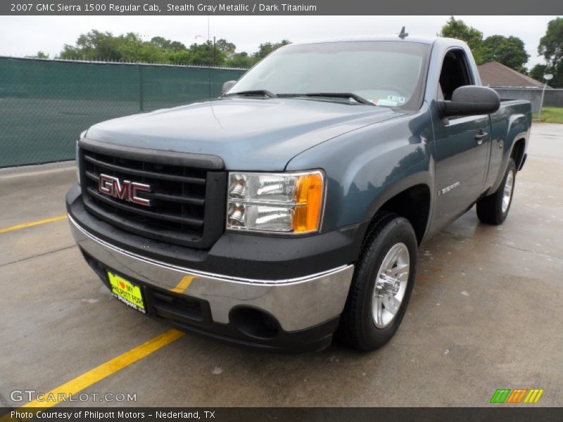 Stealth Gray Metallic / Dark Titanium 2007 GMC Sierra 1500 Regular Cab