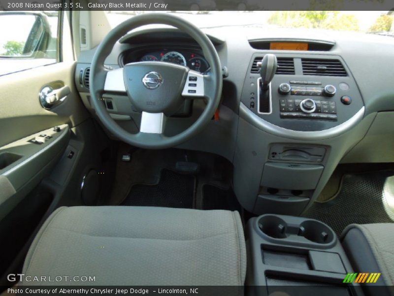 Galaxy Black Metallic / Gray 2008 Nissan Quest 3.5 SL