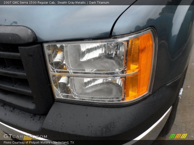 Stealth Gray Metallic / Dark Titanium 2007 GMC Sierra 1500 Regular Cab