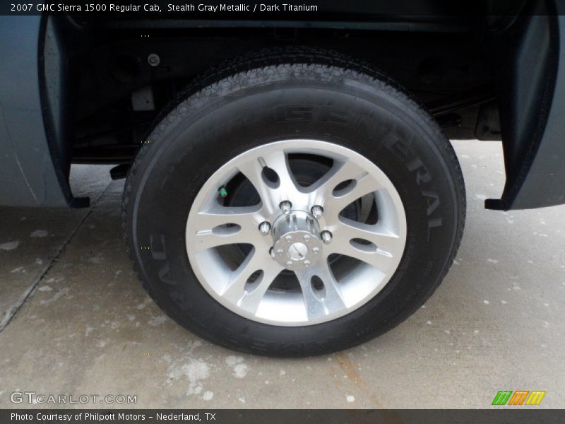 Stealth Gray Metallic / Dark Titanium 2007 GMC Sierra 1500 Regular Cab