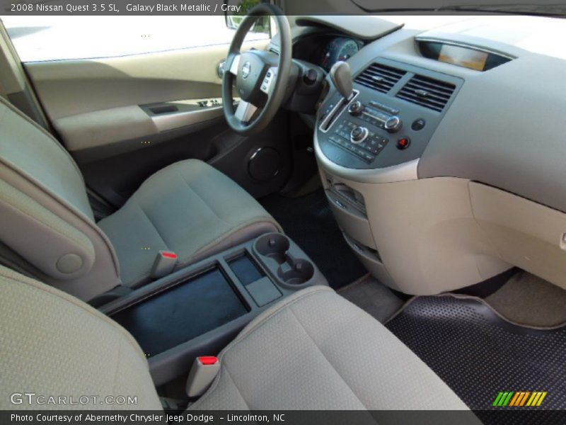 Galaxy Black Metallic / Gray 2008 Nissan Quest 3.5 SL
