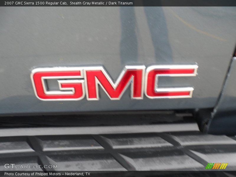 Stealth Gray Metallic / Dark Titanium 2007 GMC Sierra 1500 Regular Cab