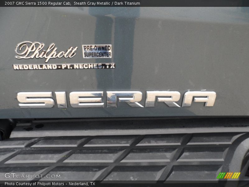 Stealth Gray Metallic / Dark Titanium 2007 GMC Sierra 1500 Regular Cab