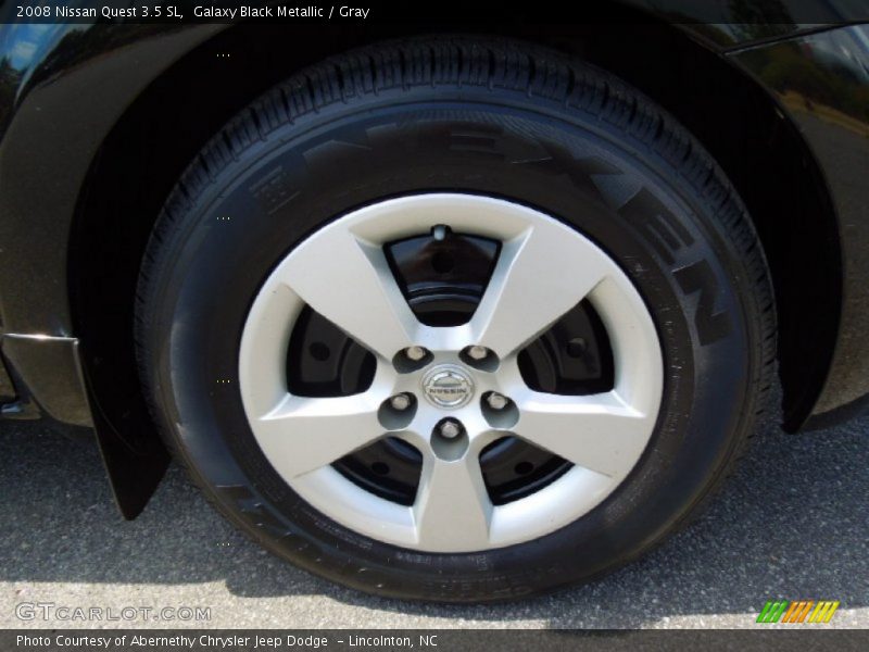 Galaxy Black Metallic / Gray 2008 Nissan Quest 3.5 SL