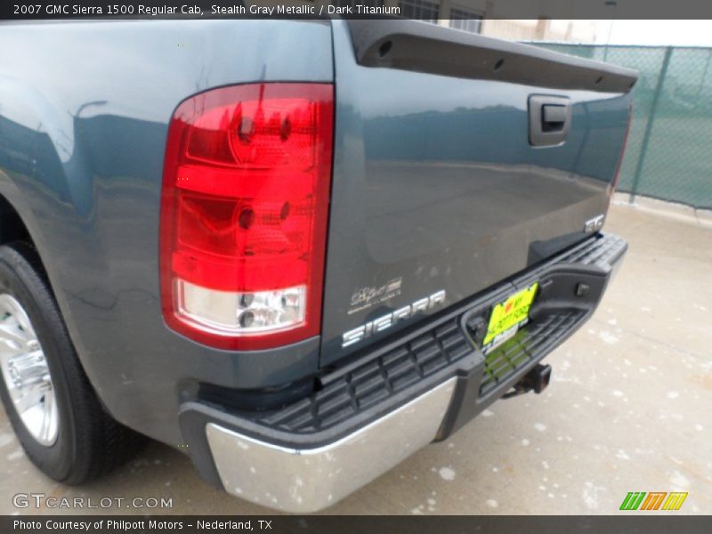 Stealth Gray Metallic / Dark Titanium 2007 GMC Sierra 1500 Regular Cab