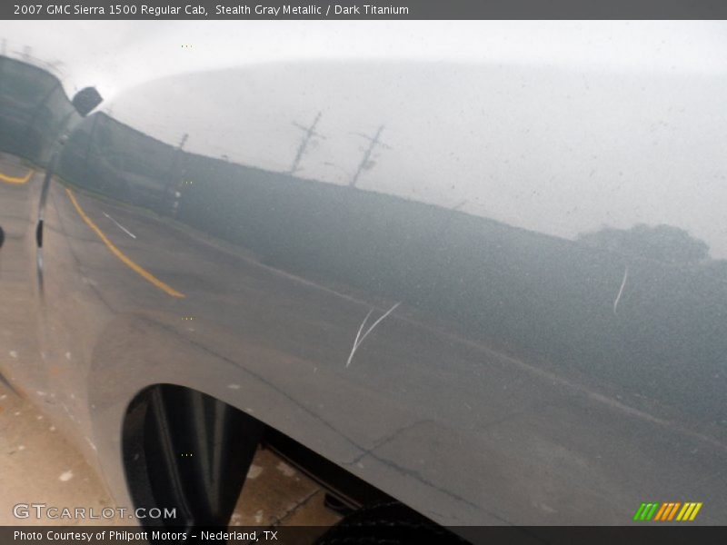 Stealth Gray Metallic / Dark Titanium 2007 GMC Sierra 1500 Regular Cab