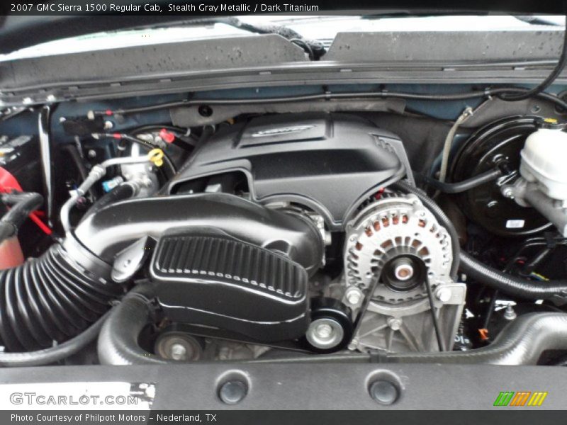 Stealth Gray Metallic / Dark Titanium 2007 GMC Sierra 1500 Regular Cab