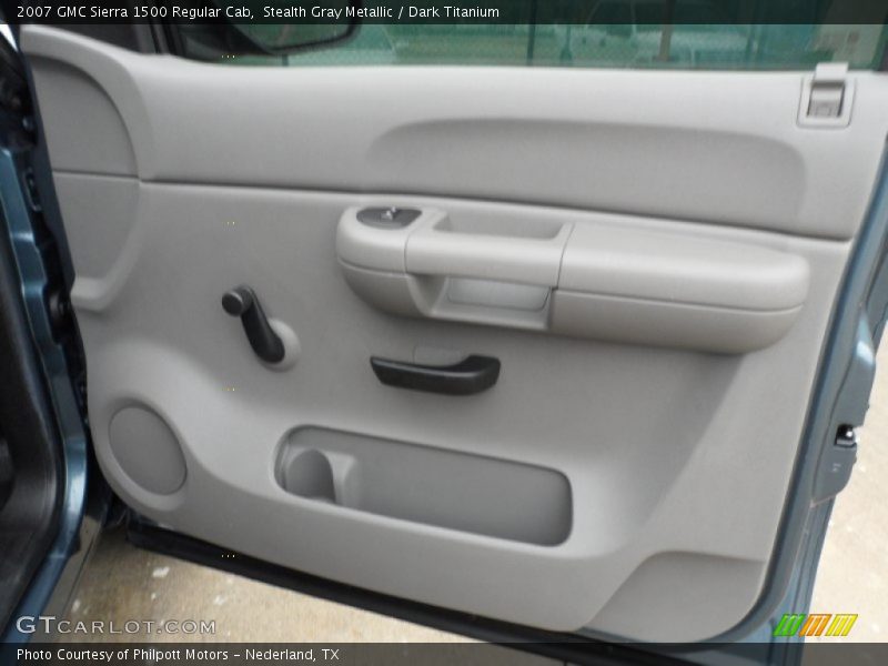 Stealth Gray Metallic / Dark Titanium 2007 GMC Sierra 1500 Regular Cab