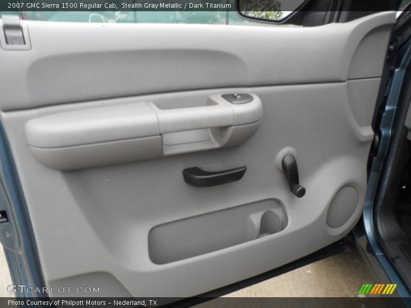 Stealth Gray Metallic / Dark Titanium 2007 GMC Sierra 1500 Regular Cab