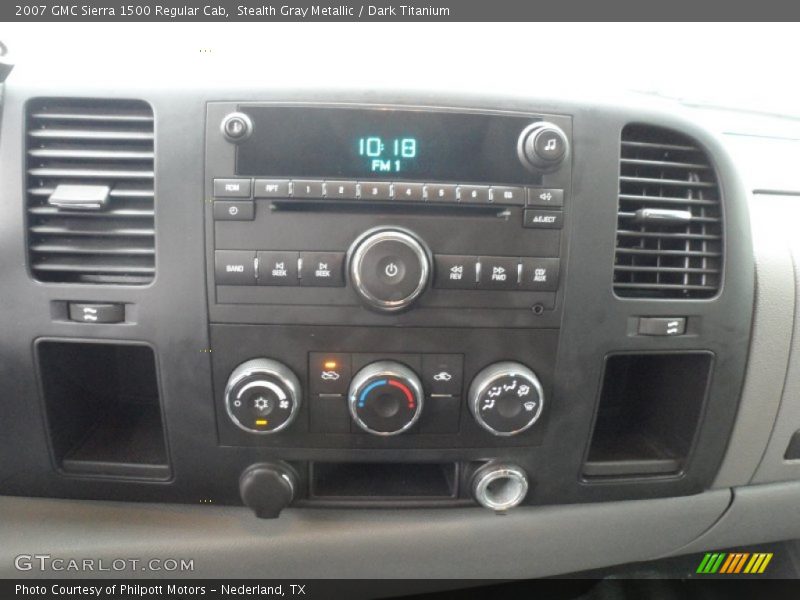 Stealth Gray Metallic / Dark Titanium 2007 GMC Sierra 1500 Regular Cab