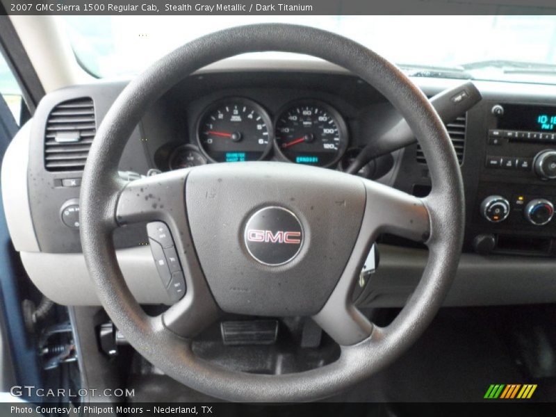Stealth Gray Metallic / Dark Titanium 2007 GMC Sierra 1500 Regular Cab
