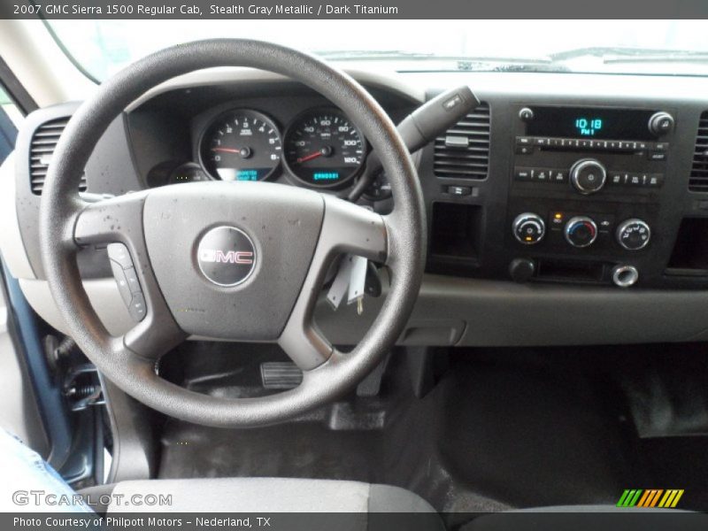 Stealth Gray Metallic / Dark Titanium 2007 GMC Sierra 1500 Regular Cab