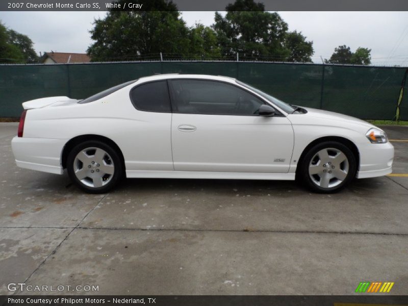 White / Gray 2007 Chevrolet Monte Carlo SS