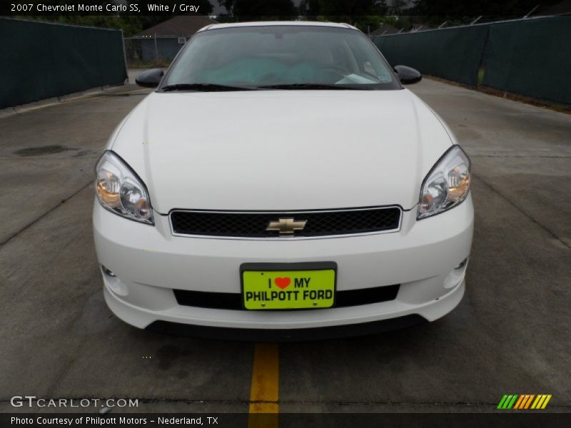 White / Gray 2007 Chevrolet Monte Carlo SS