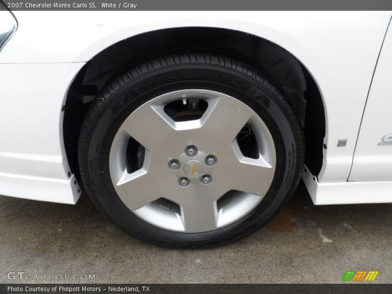White / Gray 2007 Chevrolet Monte Carlo SS