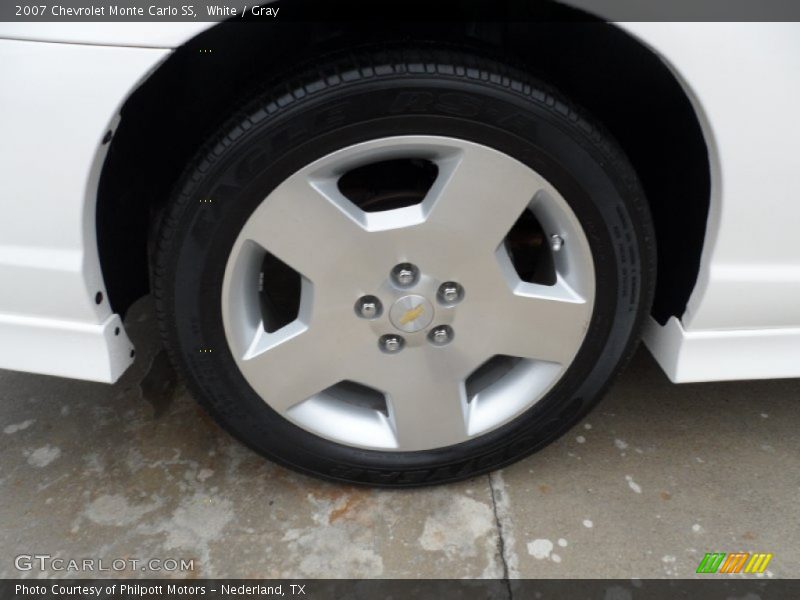 White / Gray 2007 Chevrolet Monte Carlo SS