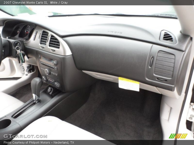 White / Gray 2007 Chevrolet Monte Carlo SS