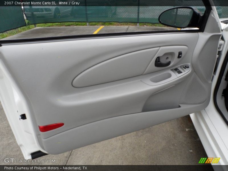 White / Gray 2007 Chevrolet Monte Carlo SS