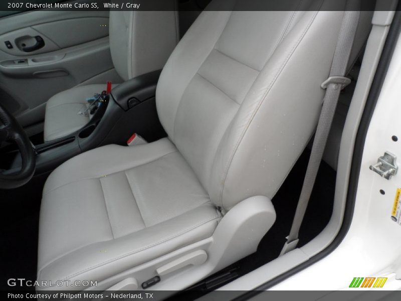 White / Gray 2007 Chevrolet Monte Carlo SS