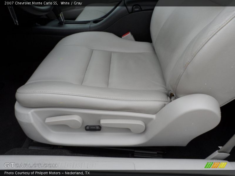 White / Gray 2007 Chevrolet Monte Carlo SS