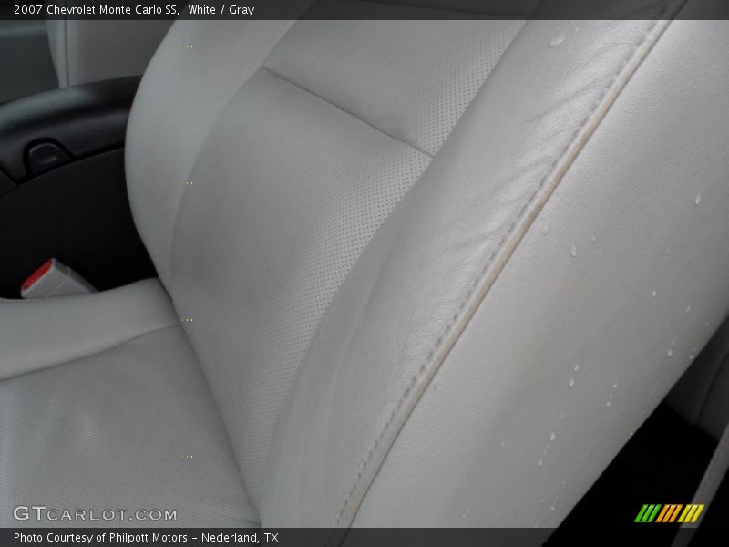White / Gray 2007 Chevrolet Monte Carlo SS
