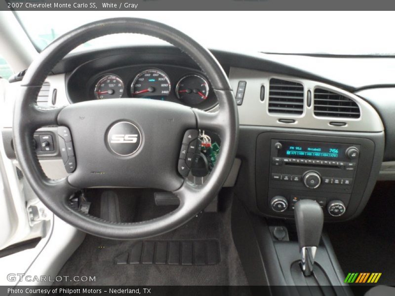 White / Gray 2007 Chevrolet Monte Carlo SS