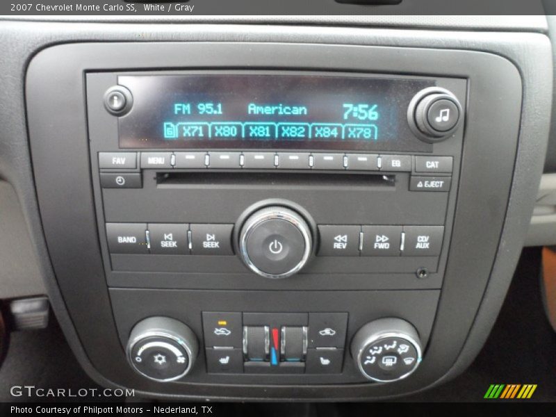 White / Gray 2007 Chevrolet Monte Carlo SS