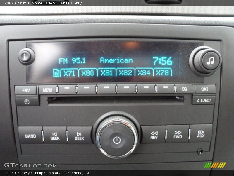 White / Gray 2007 Chevrolet Monte Carlo SS