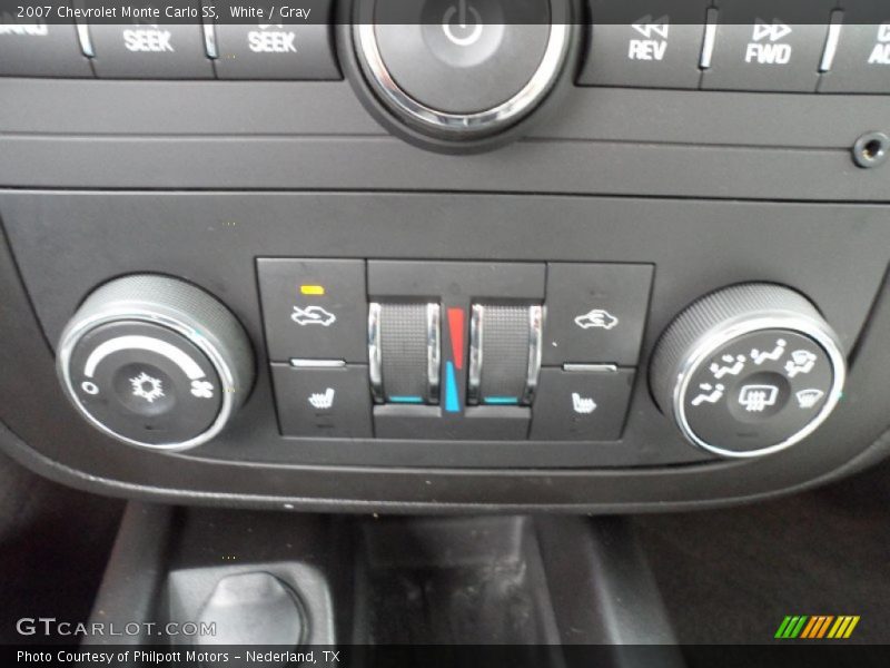 White / Gray 2007 Chevrolet Monte Carlo SS