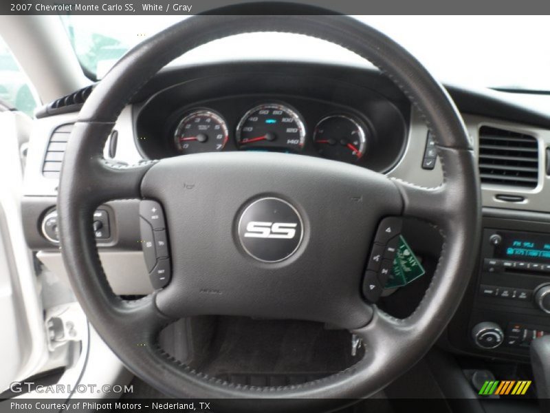 White / Gray 2007 Chevrolet Monte Carlo SS