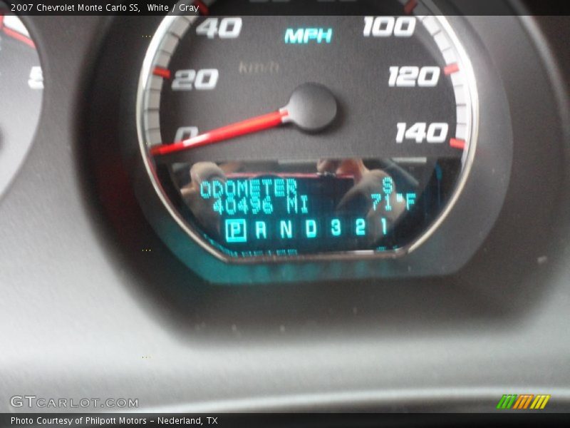 White / Gray 2007 Chevrolet Monte Carlo SS
