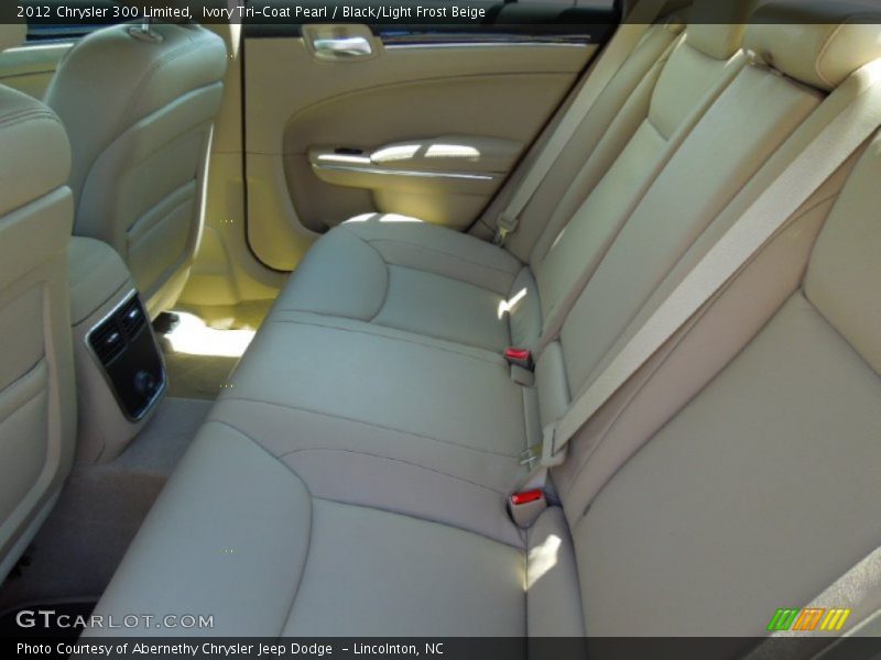 Ivory Tri-Coat Pearl / Black/Light Frost Beige 2012 Chrysler 300 Limited