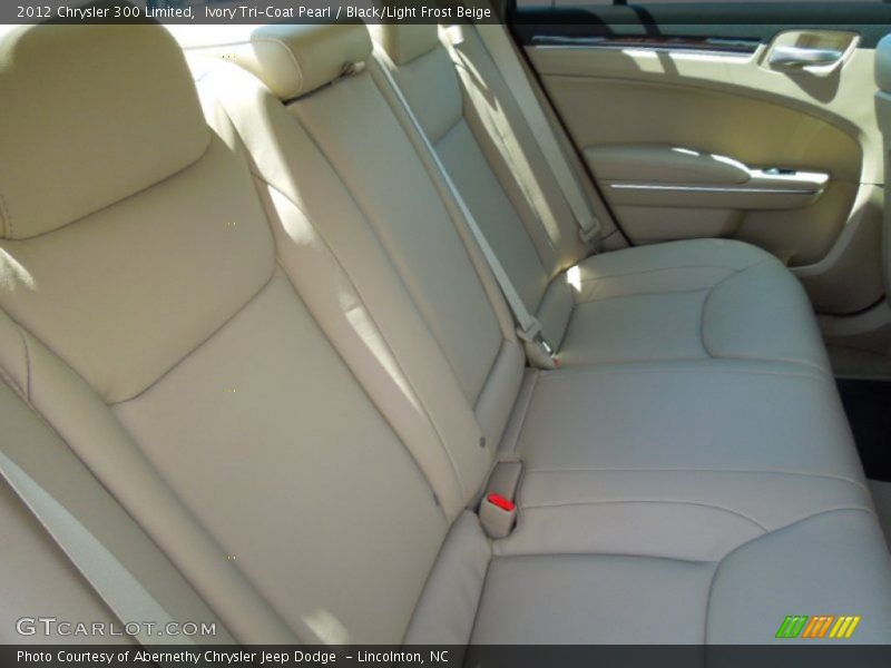 Ivory Tri-Coat Pearl / Black/Light Frost Beige 2012 Chrysler 300 Limited