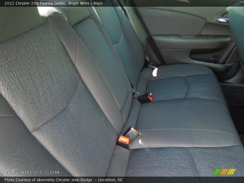 Bright White / Black 2012 Chrysler 200 Touring Sedan