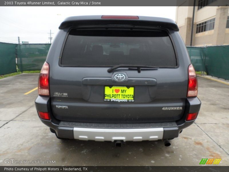 Galactic Gray Mica / Stone 2003 Toyota 4Runner Limited
